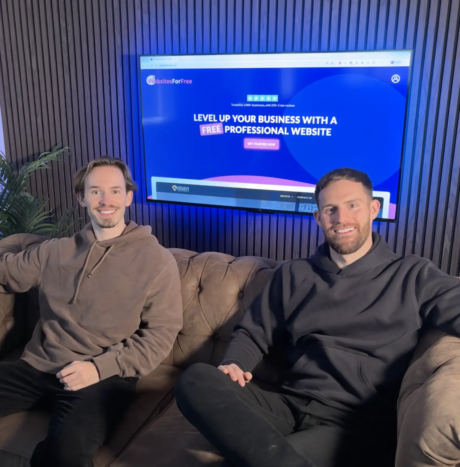 Ken and Jack, founders of WebsitesForFree